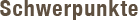 Schwerpunkte